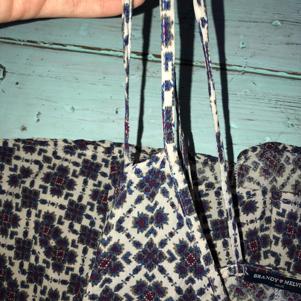RARE Patterned Selda Dress by Brandy Melville - Picture 3 of 6